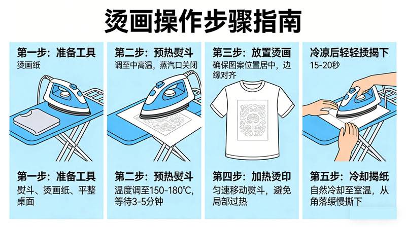 烫画怎么烫在衣服上？超详细教程，新手一看就会