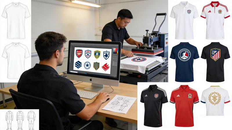 运动服印标志、logo、图案，让战袍自带高光