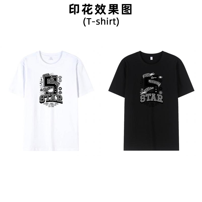 潮流时尚创意数字字母烫画衣服图案印花男女装毕业生活动衫领标印字加工定制烫斗自印贴