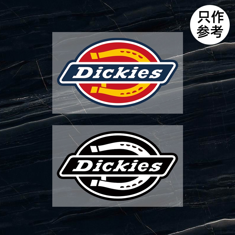 衣服燙標修復Dickies蒂克標志logo貼標T恤燙印pu膠印熱轉印燙畫貼定制加工