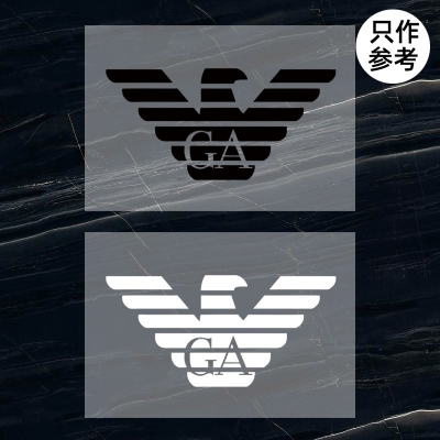 衣服烫标Armani阿玛尼标志logo贴标修复T恤烫印胶印热转印pu烫画定制加工
