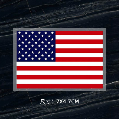 美國國旗燙畫貼 衣服熱轉(zhuǎn)印 燙標(biāo) 燙圖 logo貼 現(xiàn)貨