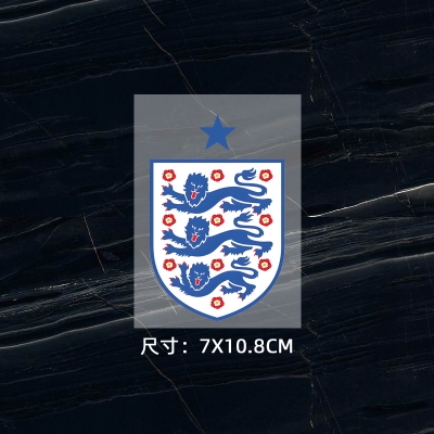 英格蘭隊徽 球衣隊標 熱轉印燙標logo貼 燙畫貼