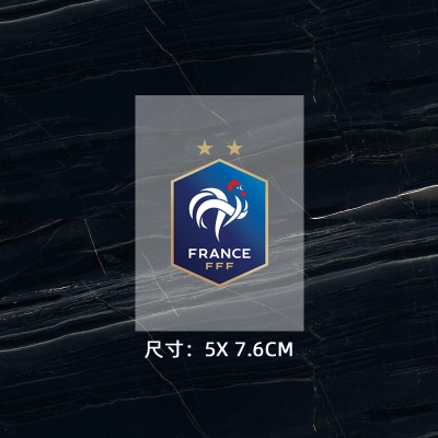 法國隊徽 球衣隊標 熱轉印燙標 衣服logo貼標 燙畫貼