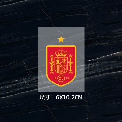 西班牙隊徽 球衣隊標 熱轉印logo燙標