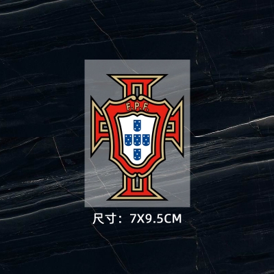 葡萄牙隊徽 球衣隊標 熱轉印logo貼 燙標 燙畫