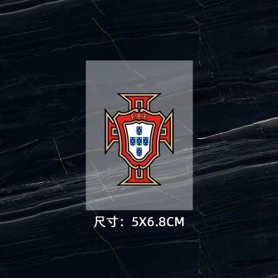 葡萄牙隊徽 球衣隊標 熱轉印logo貼 燙標 燙畫