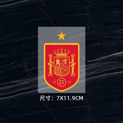 西班牙隊徽 球衣隊標 熱轉印logo燙標