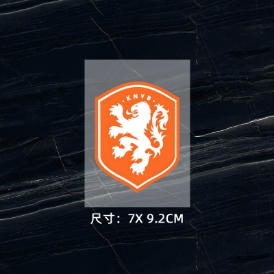 荷蘭隊徽 球衣隊標 熱轉(zhuǎn)印燙標 logo貼標 燙畫貼