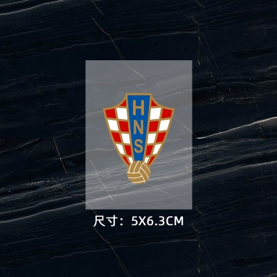 克羅地亞隊徽 球衣隊標 熱轉印燙標 logo貼標