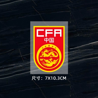 隊徽 國足隊標 燙標 logo貼標  熱轉印燙畫貼