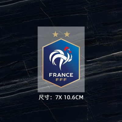 法國隊徽 球衣隊標 熱轉印燙標 衣服logo貼標 燙畫貼