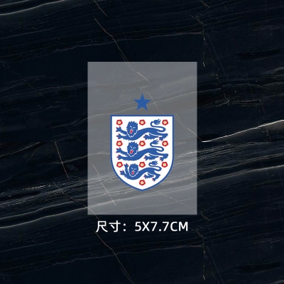 英格蘭隊徽 球衣隊標 熱轉印燙標logo貼 燙畫貼