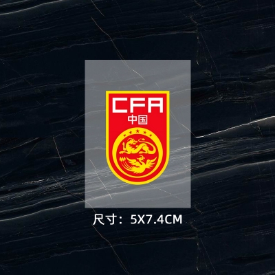 隊徽 國足隊標 燙標 logo貼標  熱轉印燙畫貼
