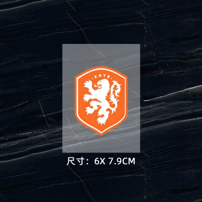 荷蘭隊徽 球衣隊標 熱轉(zhuǎn)印燙標 logo貼標 燙畫貼