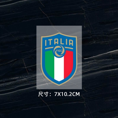 意大利隊(duì)隊(duì)徽 球衣隊(duì)標(biāo) 燙標(biāo) logo貼 熱轉(zhuǎn)印燙畫貼
