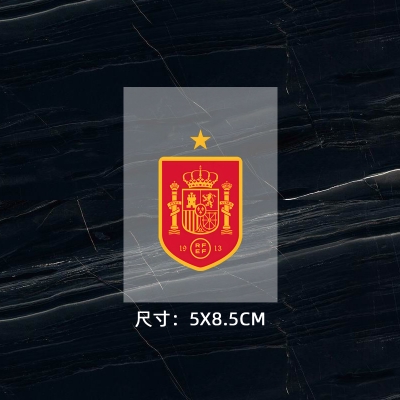 西班牙隊徽 球衣隊標 熱轉印logo燙標