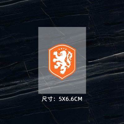 荷蘭隊徽 球衣隊標 熱轉(zhuǎn)印燙標 logo貼標 燙畫貼