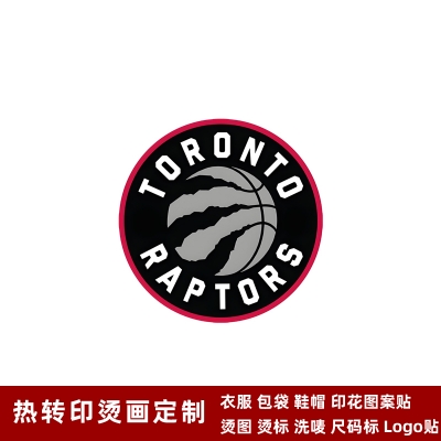 猛龍隊徽 球衣隊標 運動服logo貼 熱轉印燙標 燙圖