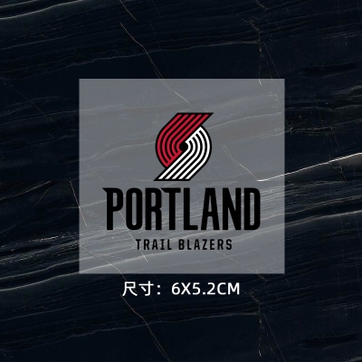 開拓者隊徽 球衣隊標 運動服logo貼 熱轉印燙標 燙圖