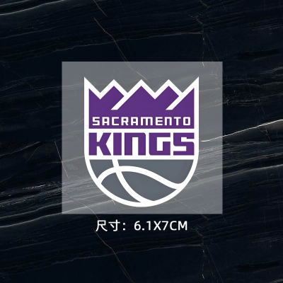 國王隊徽 球衣隊標 運動服logo貼 熱轉印燙標 燙圖