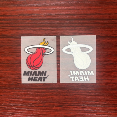 邁阿密熱隊徽 球衣隊標 運動服logo貼 熱轉印燙標 燙圖