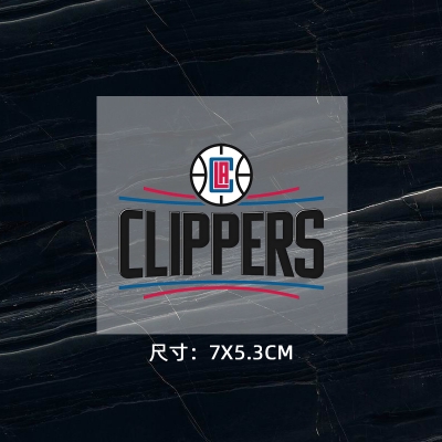 快船隊徽 球衣隊標(biāo) 運動服logo貼 熱轉(zhuǎn)印燙標(biāo) 燙圖