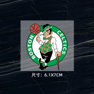 凱爾特人隊徽 球衣隊標 運動服logo貼 熱轉印燙標 燙圖