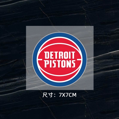 活塞隊徽 球衣隊標 運動服logo貼 熱轉印燙標 燙圖