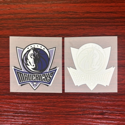 獨(dú)行俠隊(duì)徽 球衣隊(duì)標(biāo) 運(yùn)動(dòng)服logo貼 熱轉(zhuǎn)印燙標(biāo) 燙圖