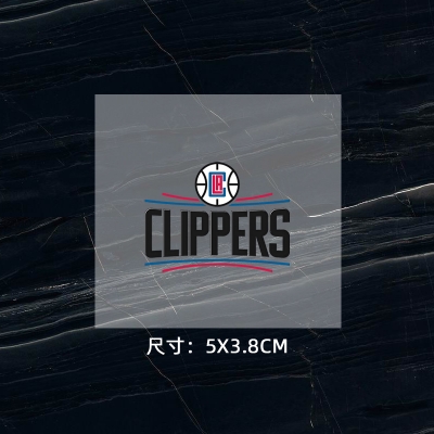 快船隊徽 球衣隊標(biāo) 運動服logo貼 熱轉(zhuǎn)印燙標(biāo) 燙圖