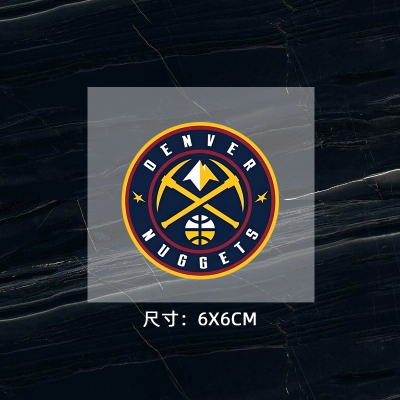 掘金隊徽 球衣隊標 運動服logo貼 熱轉印燙標 燙圖