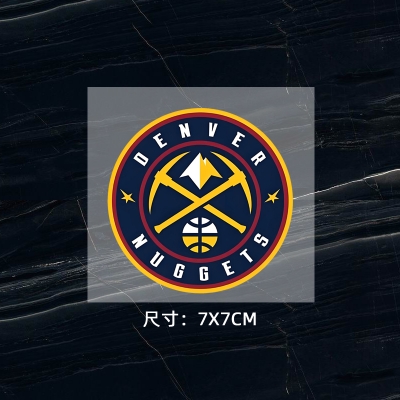 掘金隊徽 球衣隊標 運動服logo貼 熱轉印燙標 燙圖