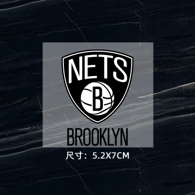 布魯克林隊徽 球衣隊標 運動服logo貼 熱轉印燙標 燙圖