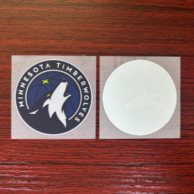 森林狼隊(duì)徽 球衣隊(duì)標(biāo) 運(yùn)動(dòng)服logo貼 熱轉(zhuǎn)印燙標(biāo) 燙圖