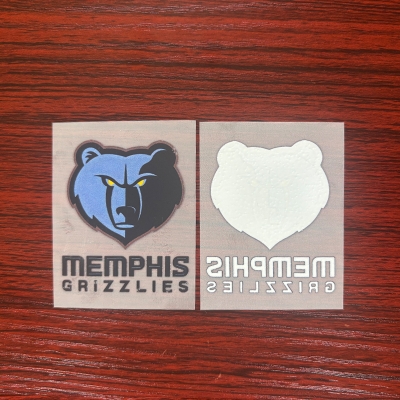 灰熊隊徽 球衣隊標 運動服logo貼 熱轉印燙標 燙圖