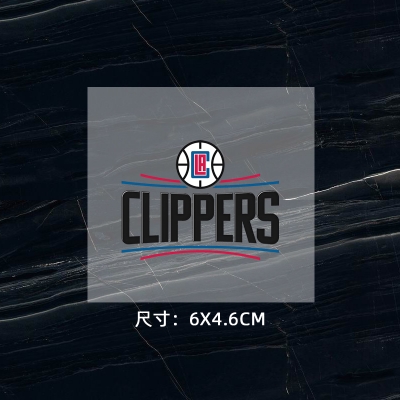 快船隊徽 球衣隊標(biāo) 運動服logo貼 熱轉(zhuǎn)印燙標(biāo) 燙圖