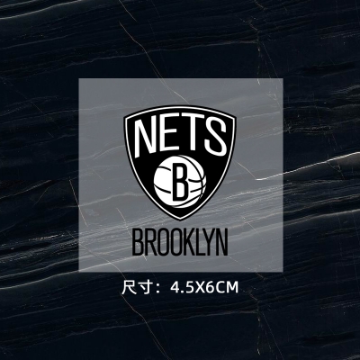 布魯克林隊徽 球衣隊標 運動服logo貼 熱轉印燙標 燙圖