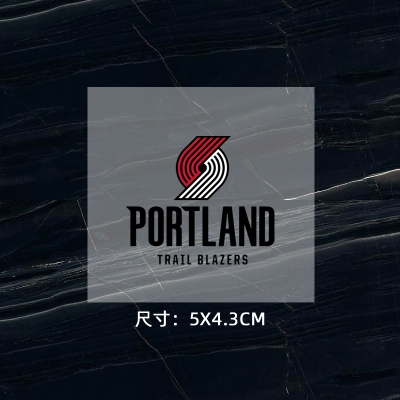 開拓者隊徽 球衣隊標 運動服logo貼 熱轉印燙標 燙圖