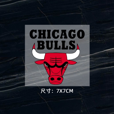 公牛隊徽 球衣隊標 運動服logo貼 熱轉印燙標 燙圖