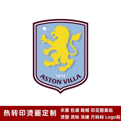 Aston Villa DTF Heat Transfer Printing