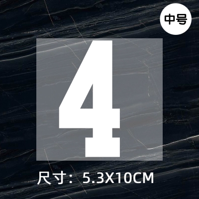 Jersey ball number numbe height 10CM DTF Heat Transfer Printing