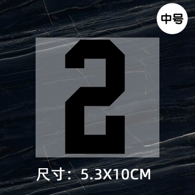 Jersey ball number numbe height 10CM DTF Heat Transfer Printing